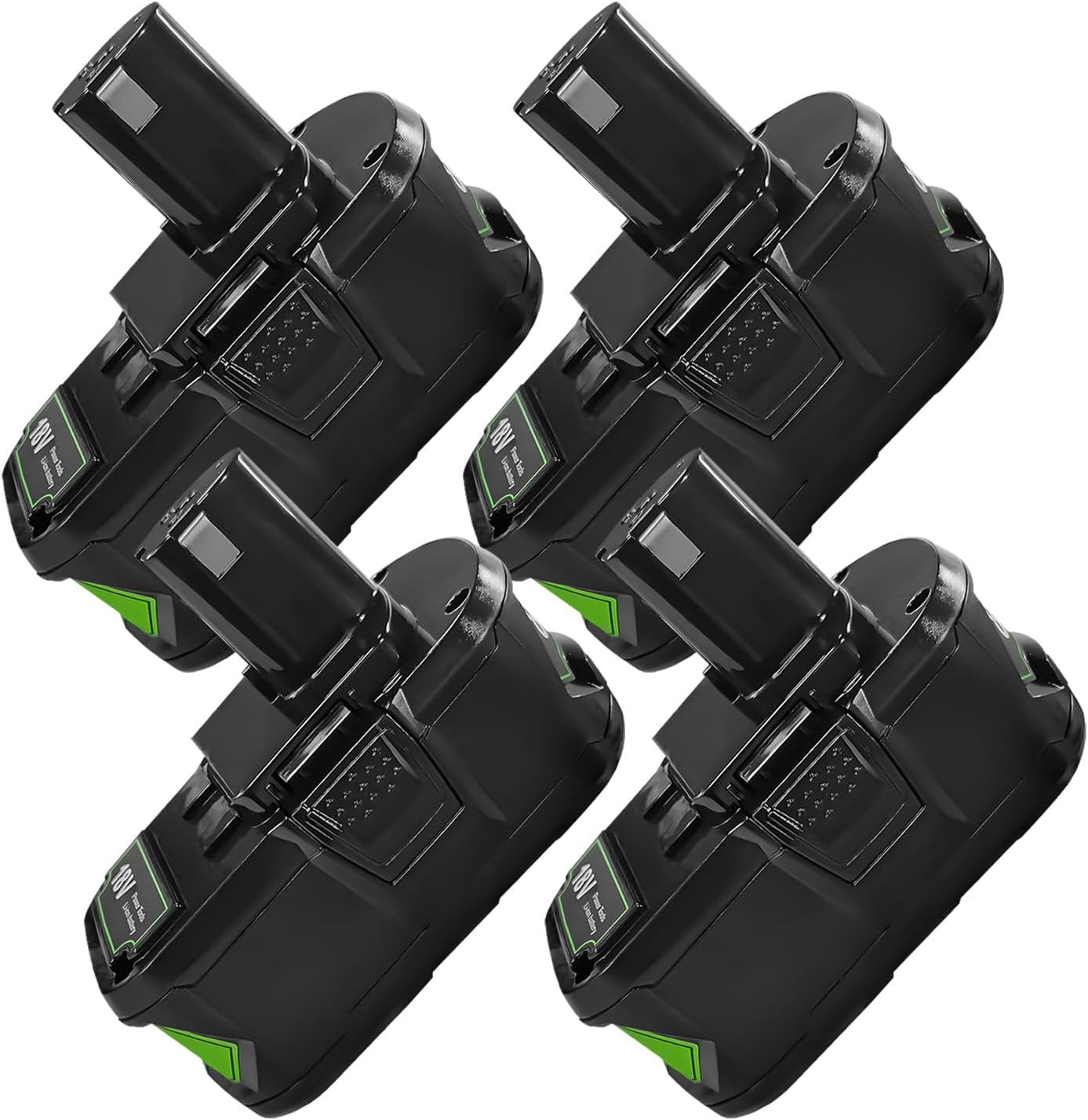 8.0Ah P108 18V Battery Compatible with Ryobi 18V ONE+ Battery Replacement P108 P102 P103 P104 P105 P107 P109 P122 Cordless Tool Batteries 4 Pack
