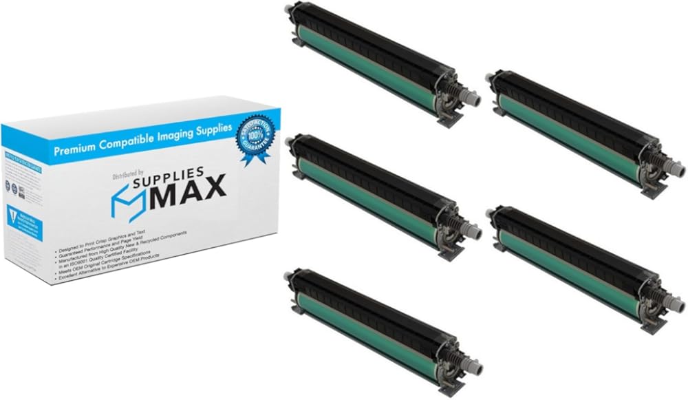 Remanufactured Replacement for Konica Minolta AccurioPrint C2060L/AccurioPrint C3070L/bizhub Pro C1060L Drum Unit Combo Pack (2-BK/1-C/M/Y) (DU-106K_2PK/DU-106CMY_1PKMP)