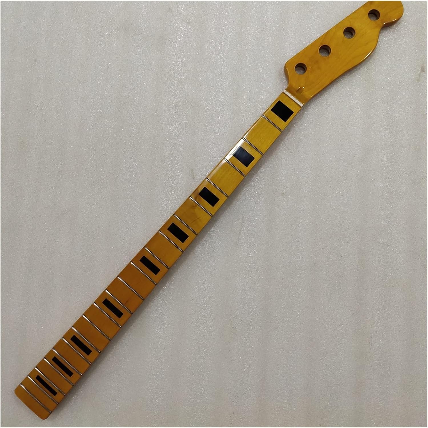 Maple 20 Frets for TL Bass Guitar Neck Part 4 String Maple Fingerboard Bass Neck Yellow Electric Guitar Neck