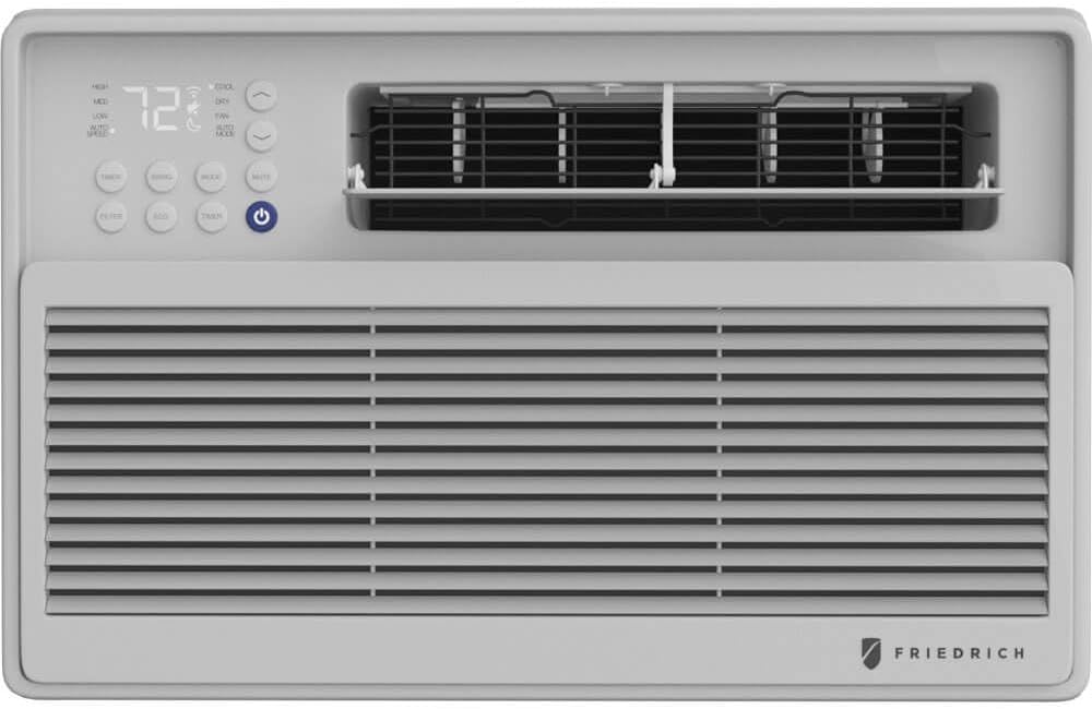 Friedrich CCV08A10A 8000 BTU Smart Window Air Conditioner Chill Premier Inverter Series, 194 CFM, 3 Cooling Speed, 115 Volts, Corrosion Protection, Wi-Fi Enabled in White