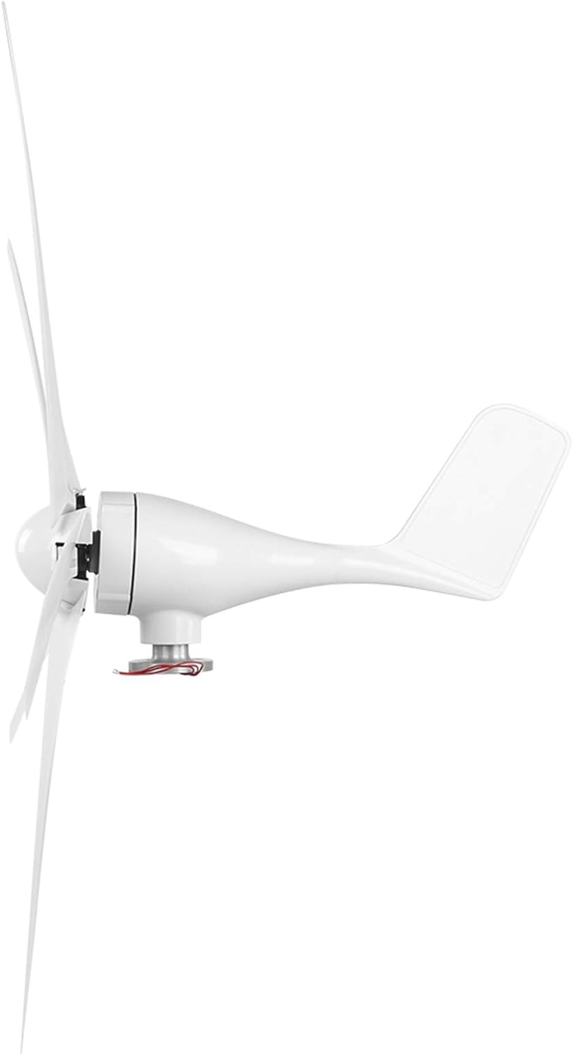 Hyuduo Wind Generator, 1200W 5 Blade Small Wind for Industrial Supplies Machinery Equipment,Dynamo (24V)