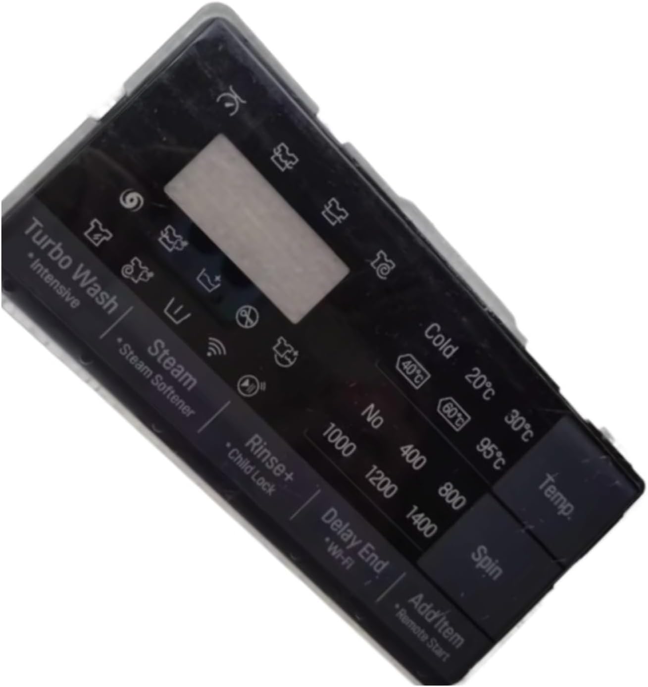 Used Touch Panel Display Board Plastic Board, English Version for Compatible for LG Drum Washing Machine WD-L51TNG20 Disassembly