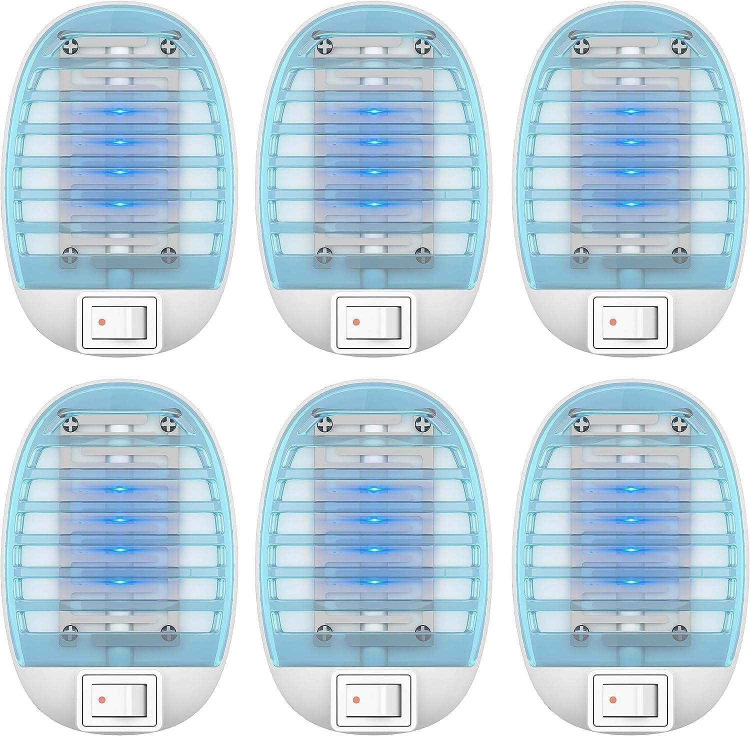 Indoor Bug Zappers, Electronic Insect Killer, Mosquitoes Killer, Electronic Mosquito Zapper Gnat Traps with LED Light for Living Room, Home, Kitchen, Bedroom, Baby Room, Office