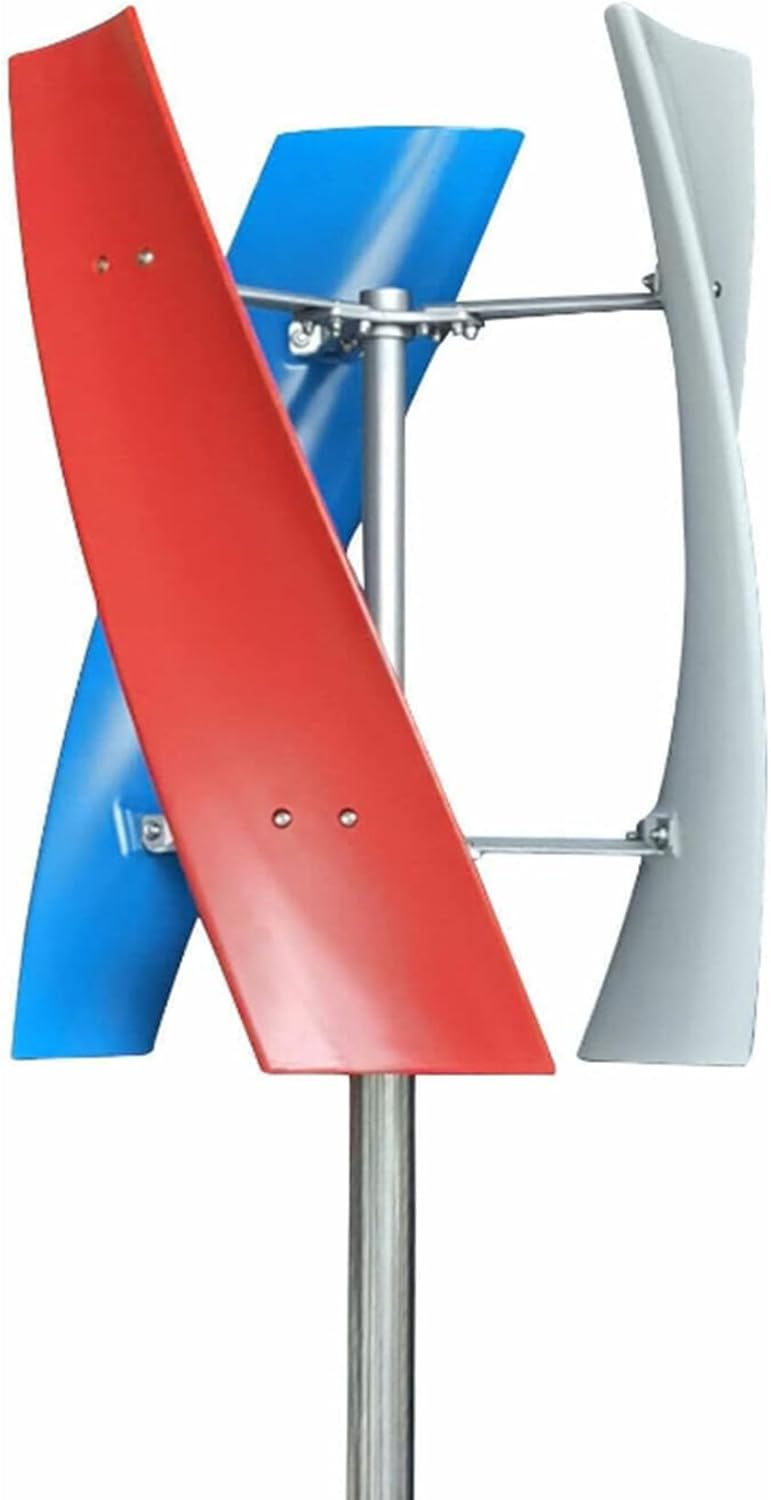 12v, 10000W Wind Turbine Vertical Axis Permanent Maglev Generator, Magnetic Levitation Vertical Axis Electric Power Generator 12V-220V, with Controller