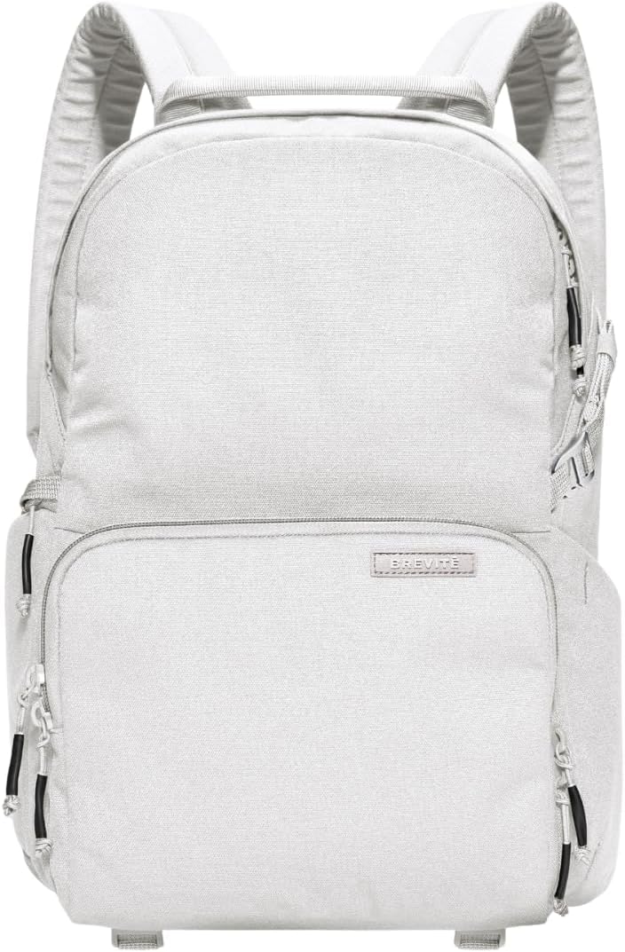 BREVITE - The Jumper - Compact Camera Backpacks for Photographers - A Minimalist & Travel-friendly Photography Backpack Compatible With Both Laptop & DSLR Accessories 18L (Nimbus Gray)