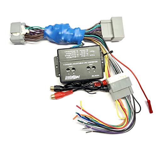 4 Channel Add an Amp Amplifier Adapter Interface to Factory Car Stereo Radio System Made for Select Acura + Made for Select Honda - No Factory Premium Systems- Compatible Vehicles Listed Below
