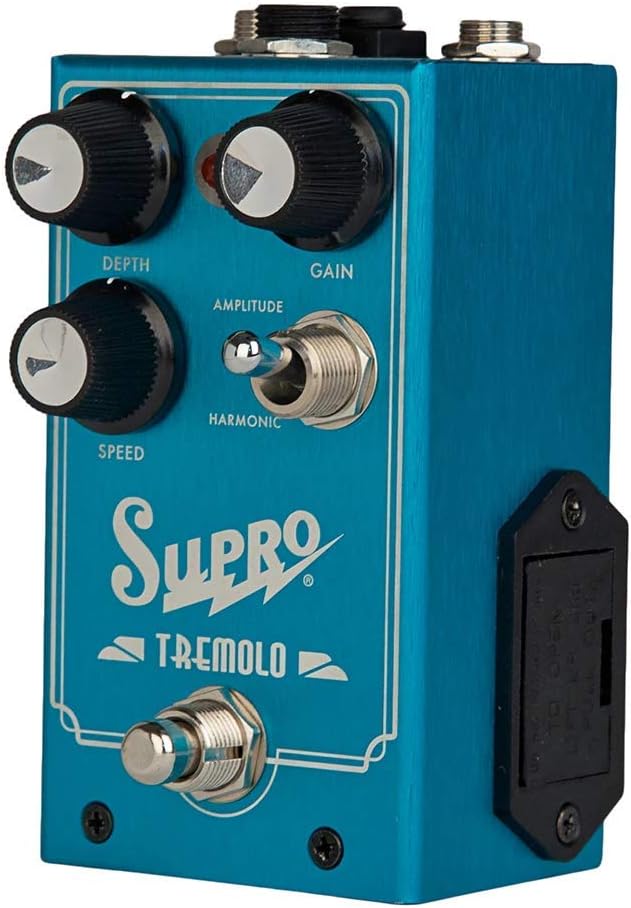 Supro Tremolo - Amplitude and Harmonic Tremolo Drive Pedal