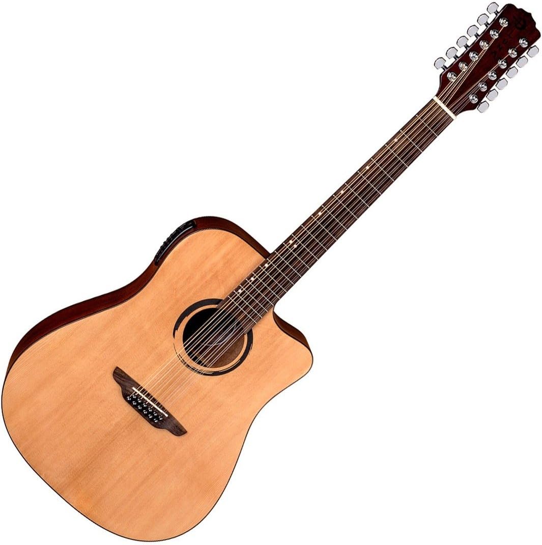 Luna WABI DC 12 12-String Acoustic-Electric Guitar, Natural