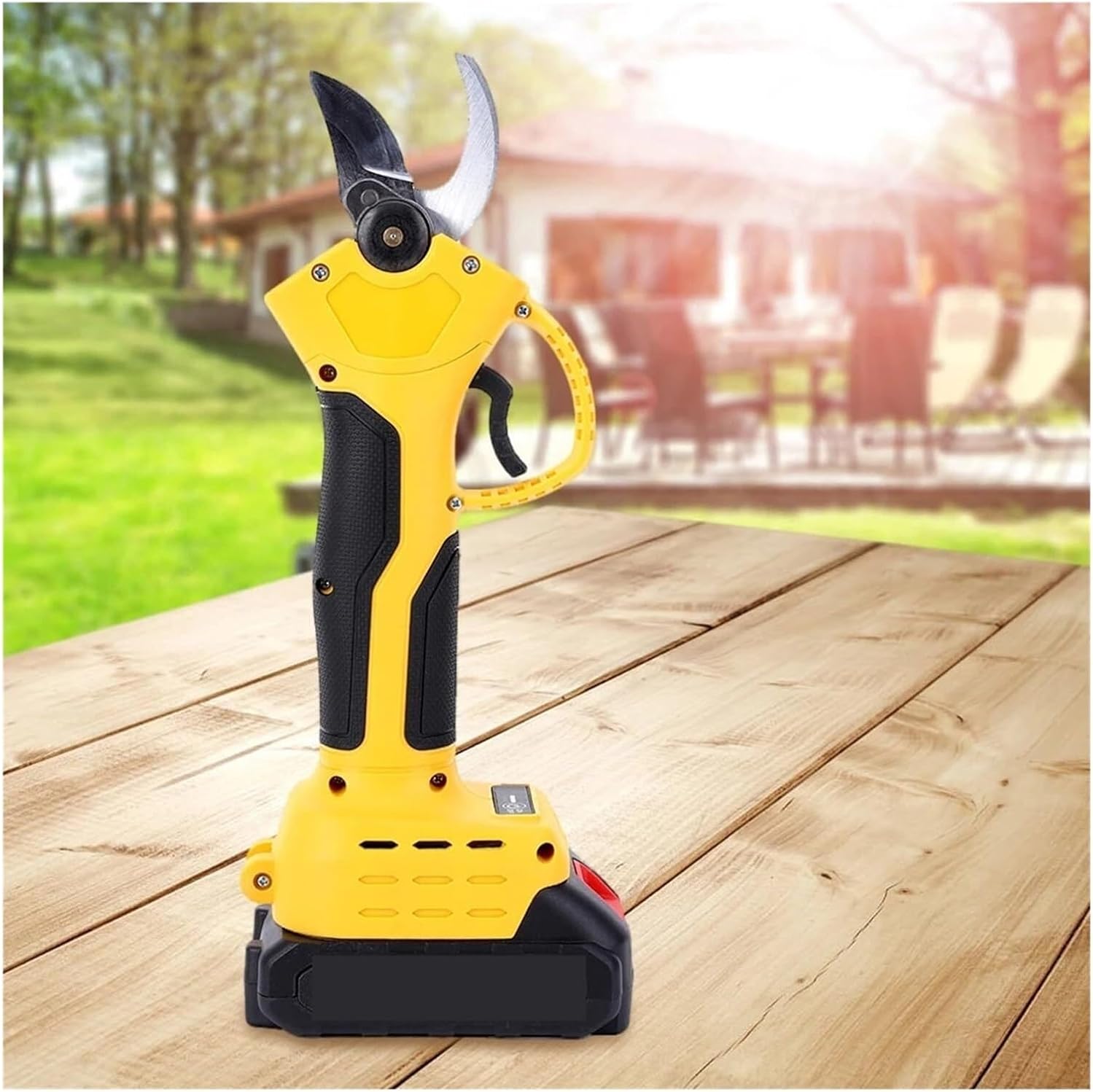 Electric Pruner Cordless Electric Pruner Electric Pruning Shears with Battery Rechargeable Cordless Tree Pruner Non-Slip 40 Mm Pruner for Garden Quickly Cutting