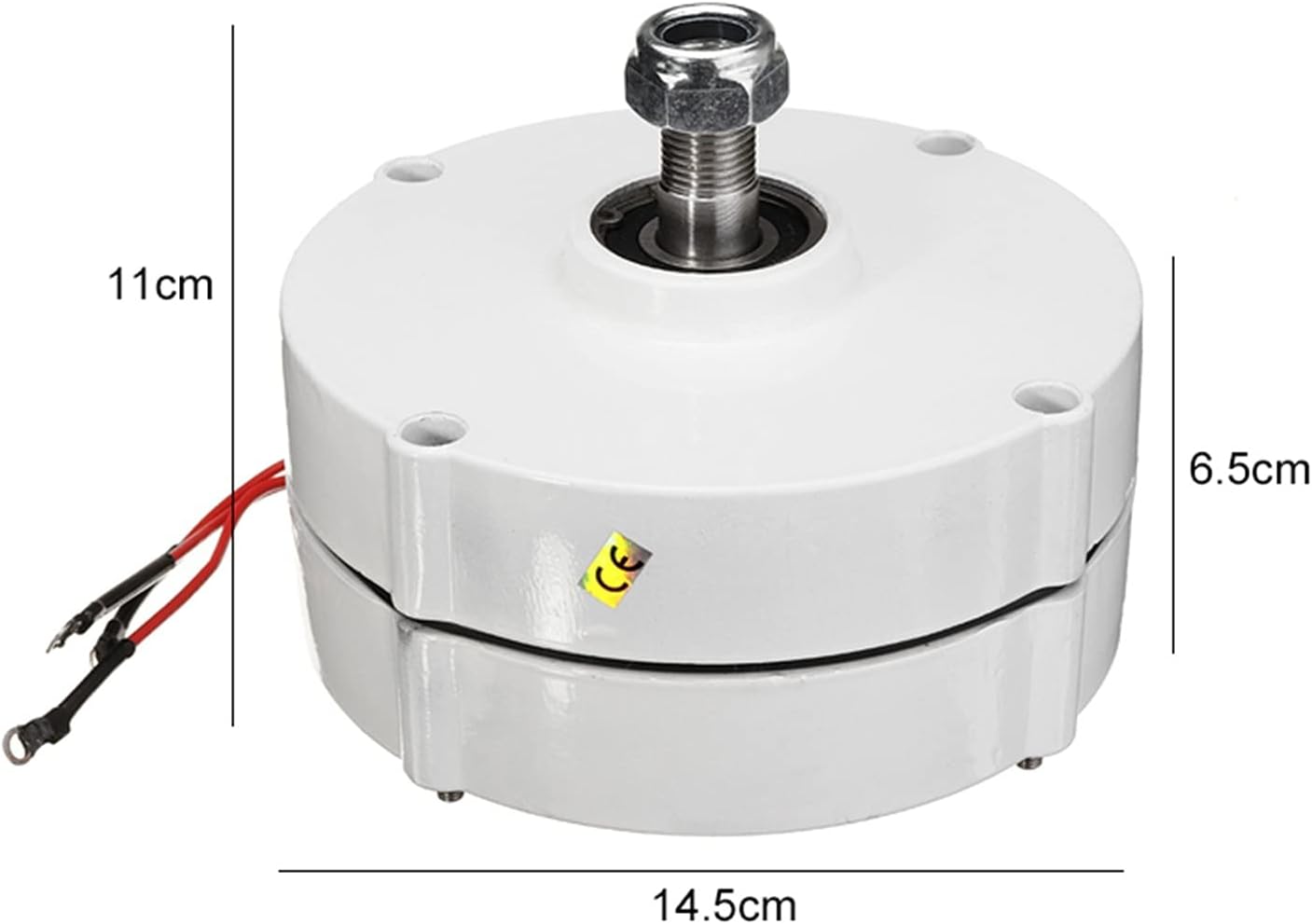 Wind Turbine 6000W 12V 24V Wind Turbine Generator Motor for DIY Wind Turbine Blade Controller 3 Phase Current PMSG Generator Alternator Motor (Size : 12), 4001086600862