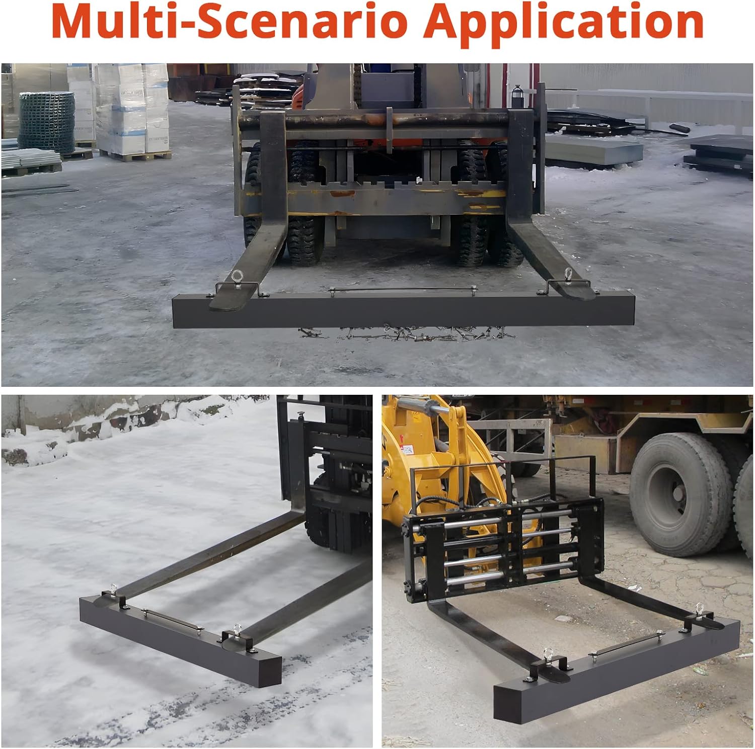 Garvee Magnetic Sweeper 48'' Hanging Magnet Sweeper 120 LBS Magnetic Forklift Sweeper Industrial Magnets for Picking Up Nails, Bolts, Iron Chips Steel Material Magnet Accessories (48 Inch)