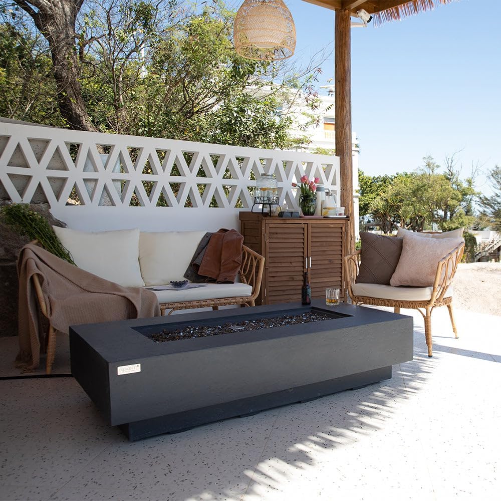Positano Concrete Fire Pit 60