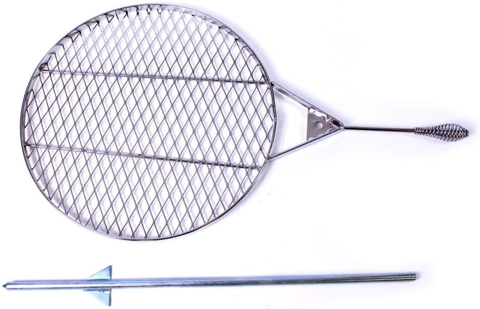 Amish-Made Fire Pit with Grill Attachment