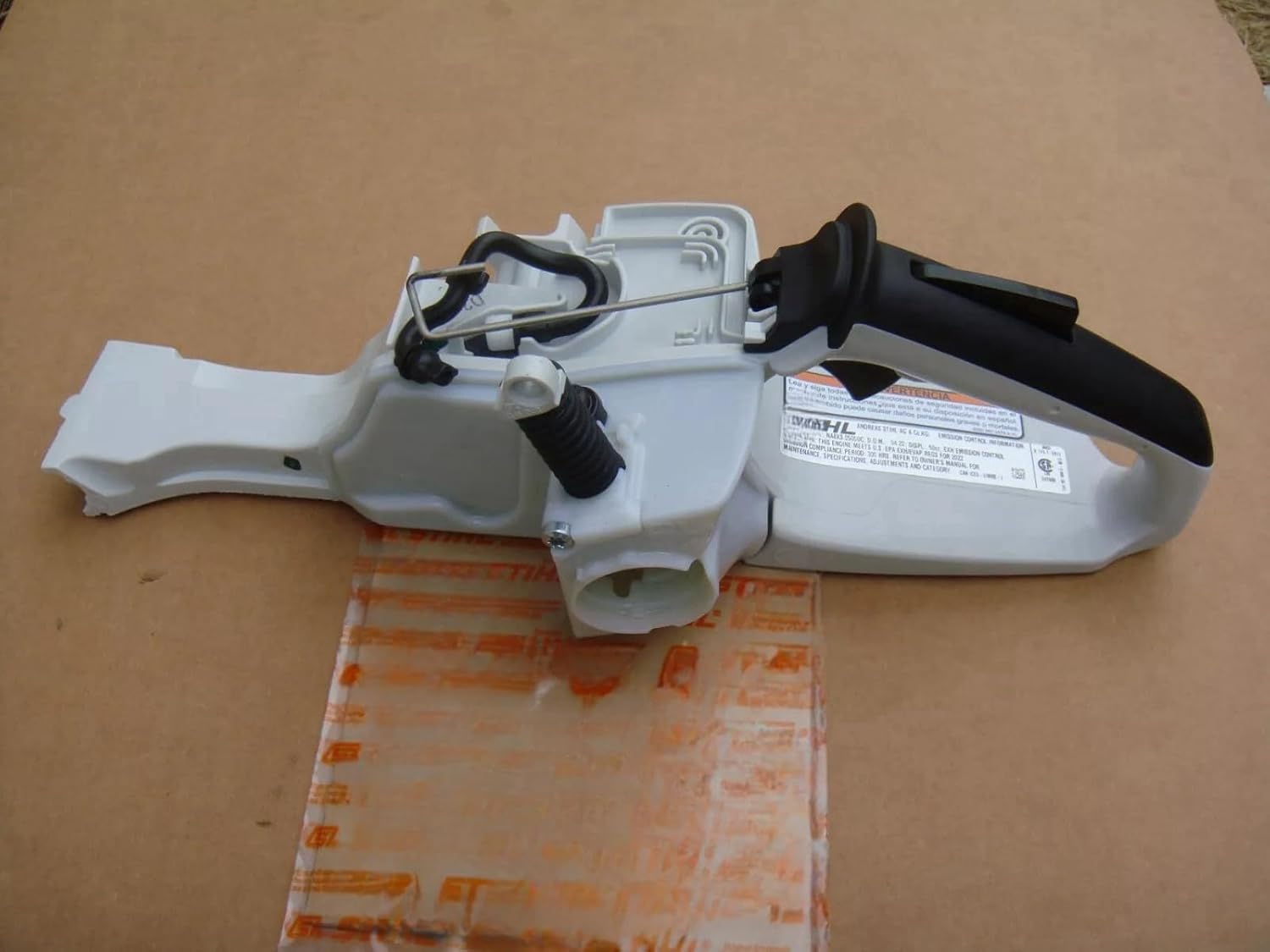 NEW Genuine MS271 MS291 MS261C MS261 CHAINSAW FUEL TANK HANDLE W/FUEL LINE,Replacement for STIHL OEM