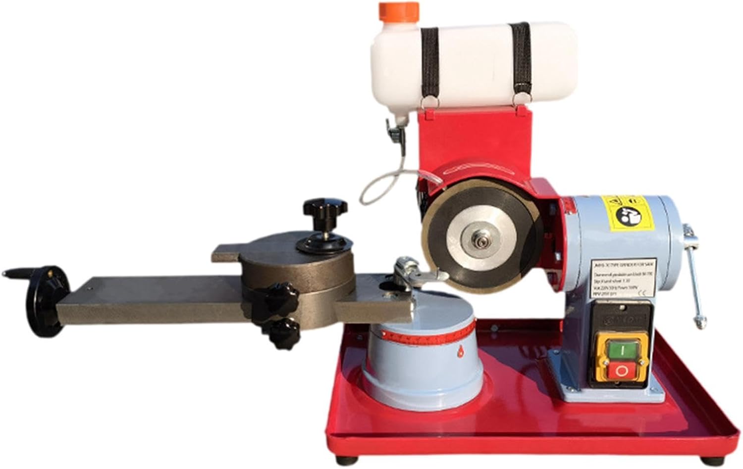 Saw Chain Sharpener Circular Saw Blade Sharpener Compact Precision Iron Accessories with Water Injection Chainsaw Sharpener