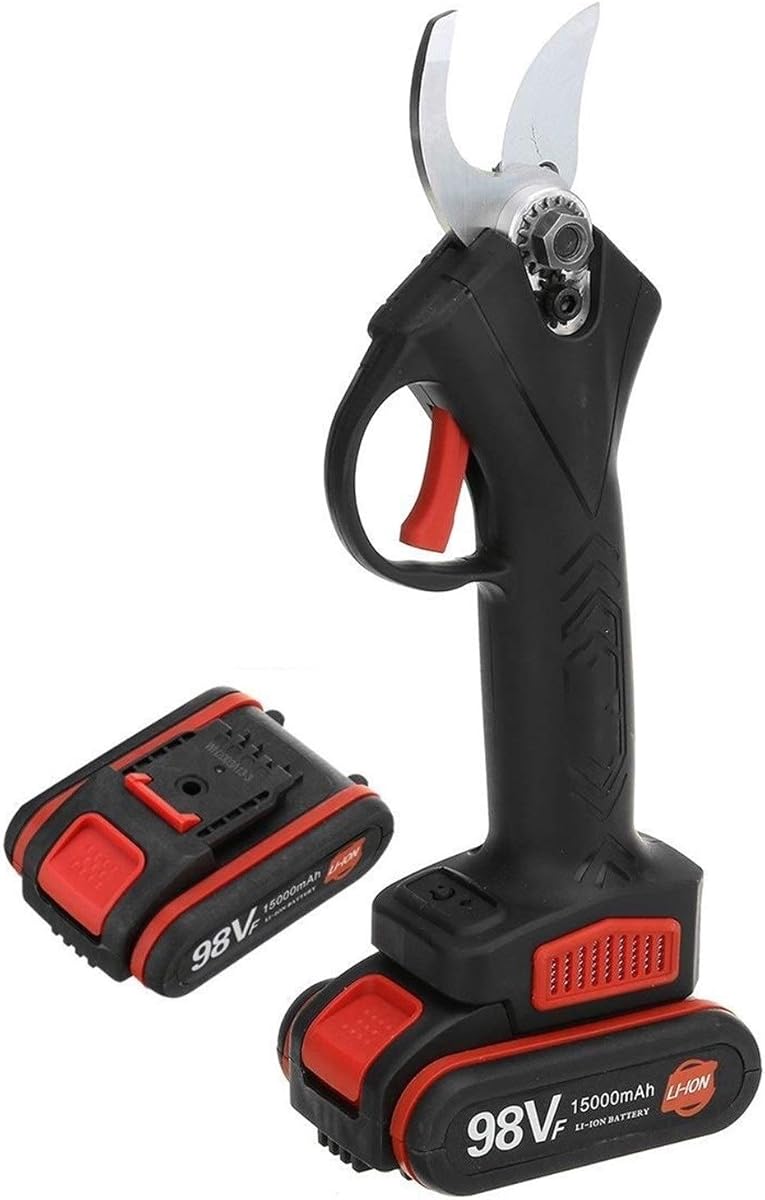 Electric Pruning Shears 30Mm 98V Rechargeable Pruner Trimmer Li-On Battery Cordless Sharp- Blade Cutter Garden Scissors Garden Or Lawn