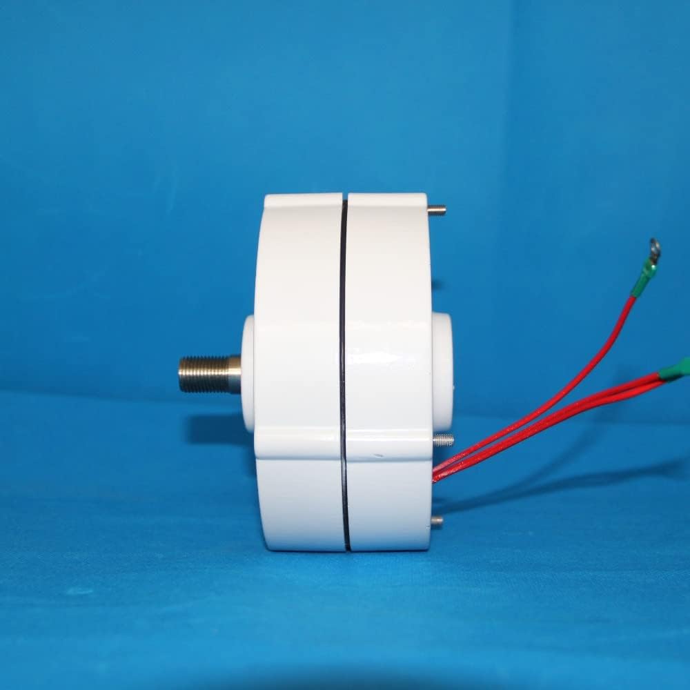 Wind Turbines, Wind Turbine Generator 1000W 2000W 3000W 12V 24V 48V 3 Phase Gearless Permanent Magnet AC Alternators for Wind Water Turbine,for Hybrid Solar Wind System(with Base,48V_1600W)