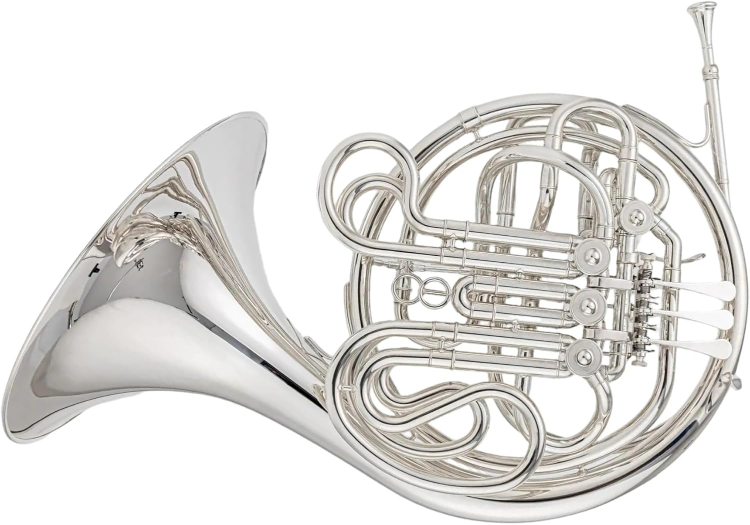 4 Key French Horn French Horn Double 4 Key F Bb Silver With Accessories