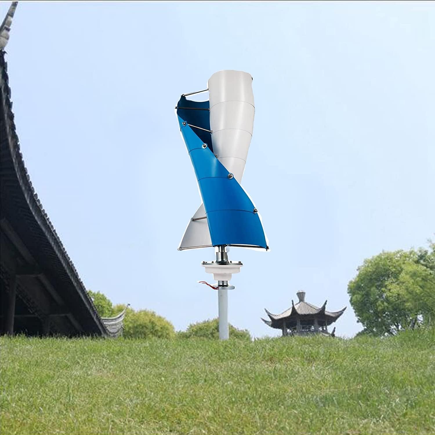 LiuSj JUnSt 9000W Wind Generator for Boats Vertical Axis Wind Generator with MPPT Controller Maglev Wind Turbine Generator