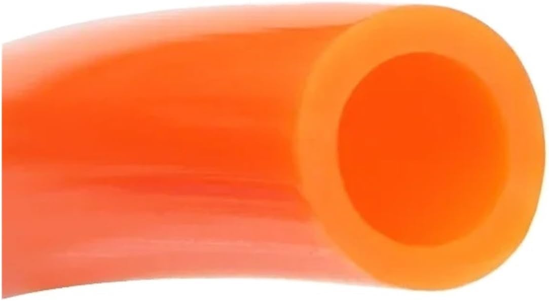 Revive Furniture 1/3/5/8/10m PU Hose Pneumatic Tube Air Polyurethane Pipe 3mm 4mm 6mm 8mm 10mm 12mm 14mm 16mm 18mm 20mm Component Hoses(Orange Red,10M_OD 12XID 8MM)