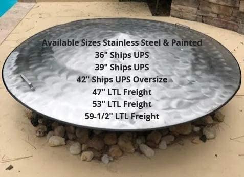 Higley No Rust Fire Pit Cover Spark Screen Lid 37