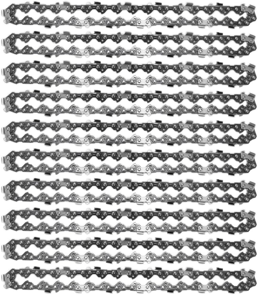 6 Inch Mini Steel Chainsaw Chain Replacement - 10 Pack Electric Saw Accessory for Enhanced Performance(10pcs)