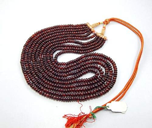 garnet beads, 4-6 mm rondelles garnet rondelles red gemstone beads, january birthstone 5 strand