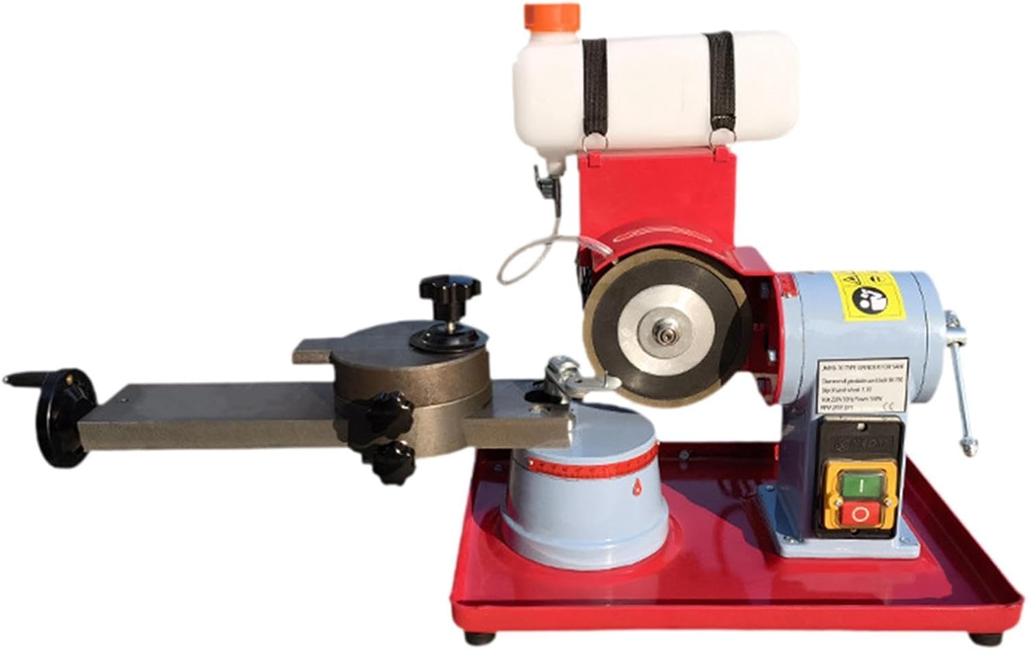 MYCENSE Electric Circular Saw Blade Sharpener,Chainsaw Sharpener,Iron Professional Red Blade Grinding Machine,Saw Chain Sharpener