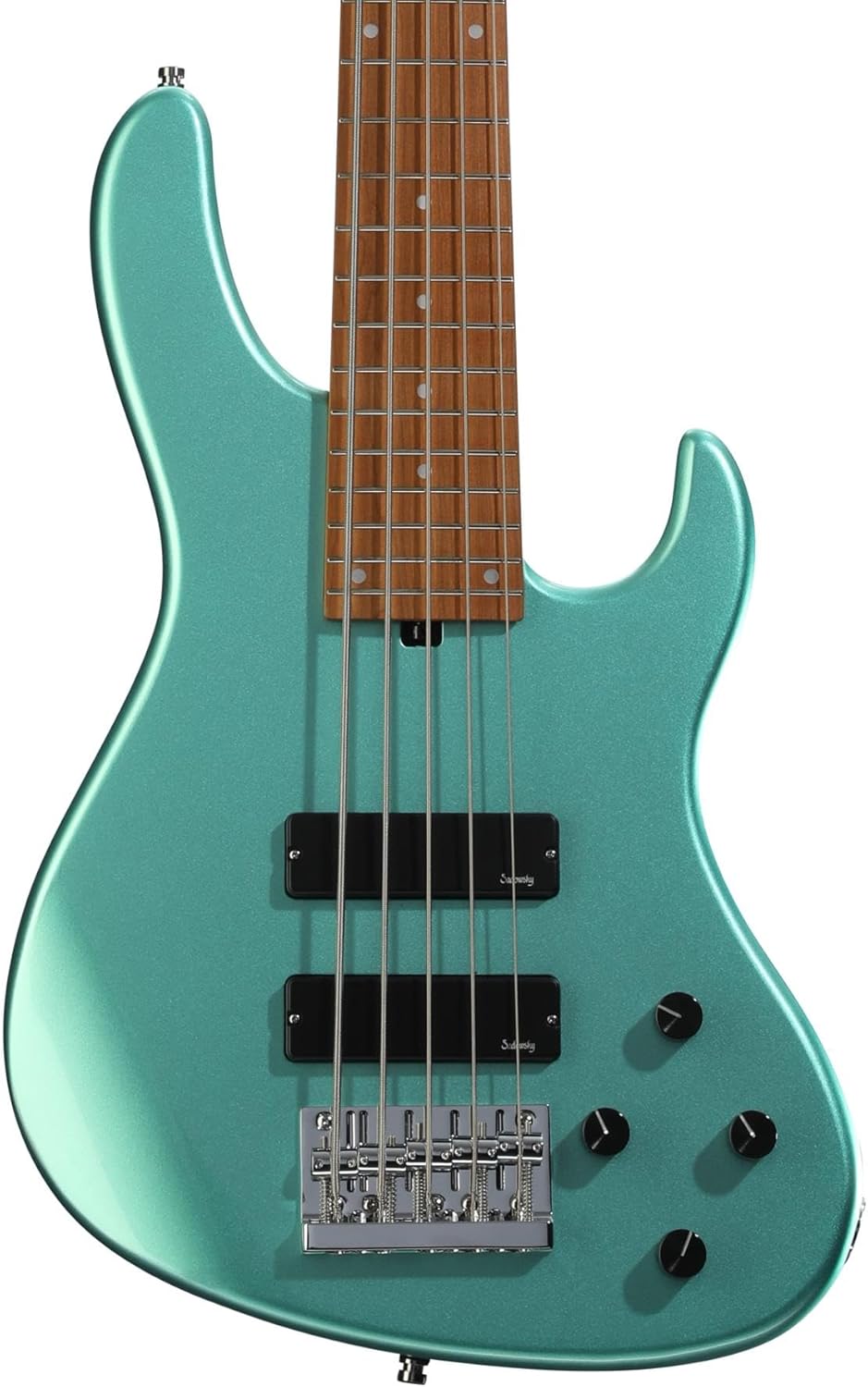Sadowsky MetroExpress Modern 5-string Bass Guitar - Sage Green, Maple Fingerboard