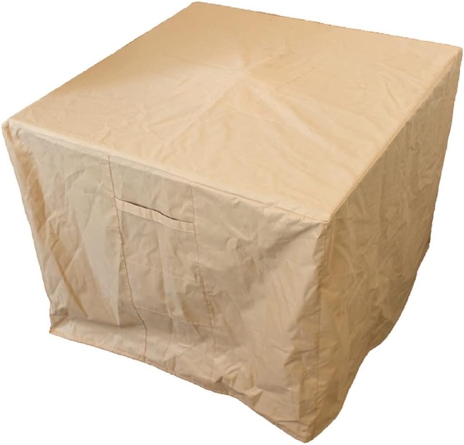 AZ Patio Heaters Outdoor Conventional Propane Fire Pit in Hammered Bronze with Cover