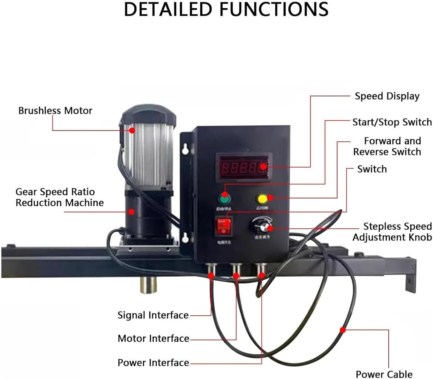 Air Agitator,Stand Paint Mixer,Paint Stirring Machine,Electric Tank Mixer Machine,0-1000Rpm Speed Adjustment,for Viscous Liquid Ink Dye Chemicals