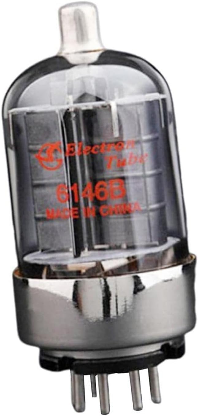 6146B Vacuum Tube Set (2 Pack) - Low Noise High Power for Guitar Amplifiers & HiFi Systems, Durable Metal Construction