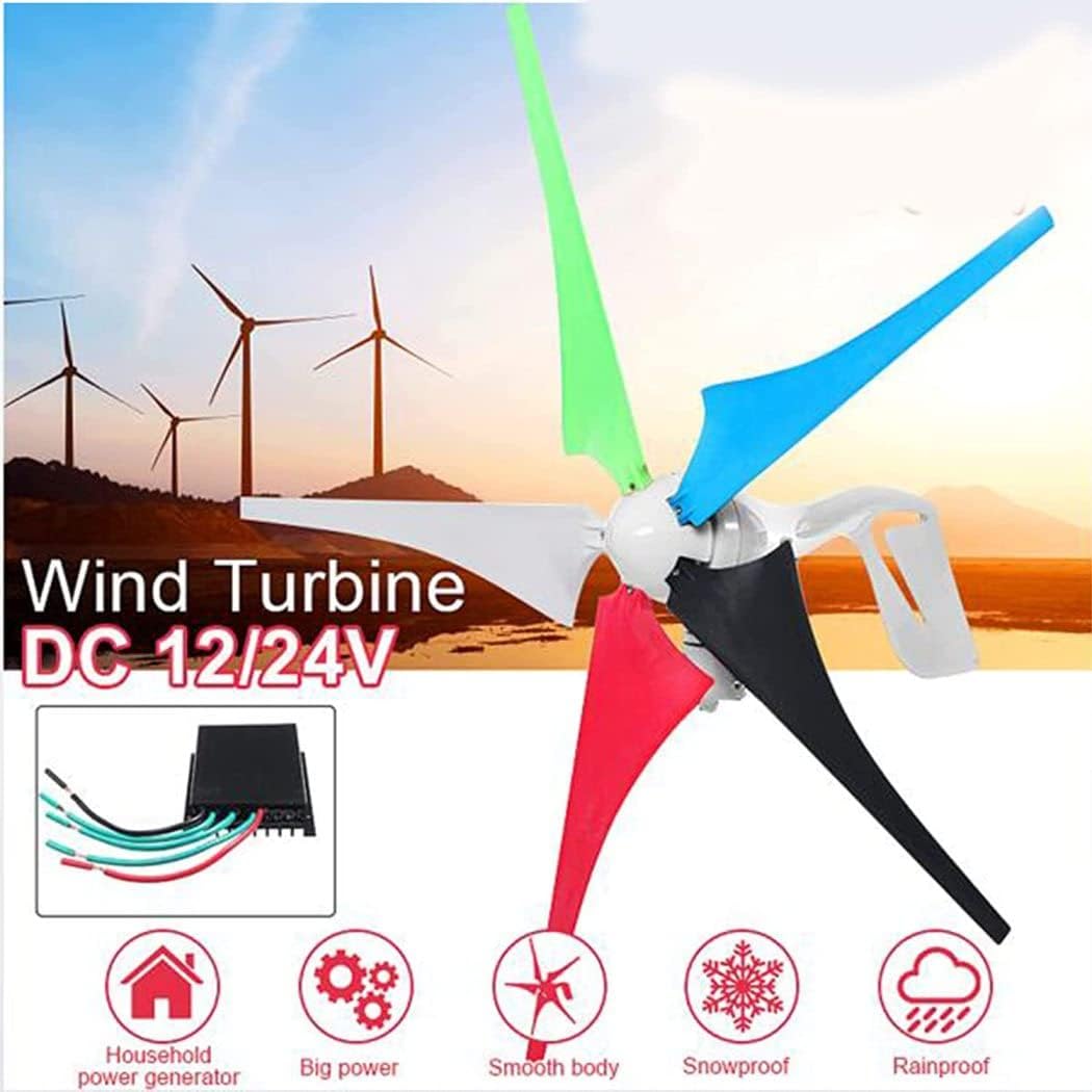 LiuSj JUnSt Energy Generator Wind Power Kit, 8000W Helix Magnetic Levitation Axis Wind Turbine Generator Wind Generator Power for Outdoor Garden