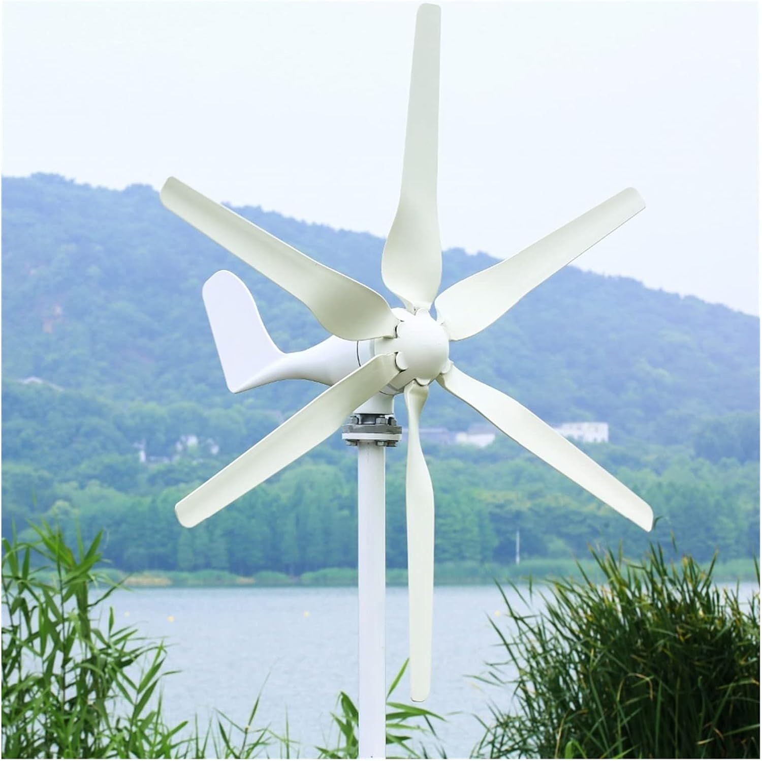Industrial Wind Turbine Generator 400w Wind Turbine Generator Three Phase 12V 24V for Home Solar and Wind Power Parts(Free Controller,3 Blades_24)