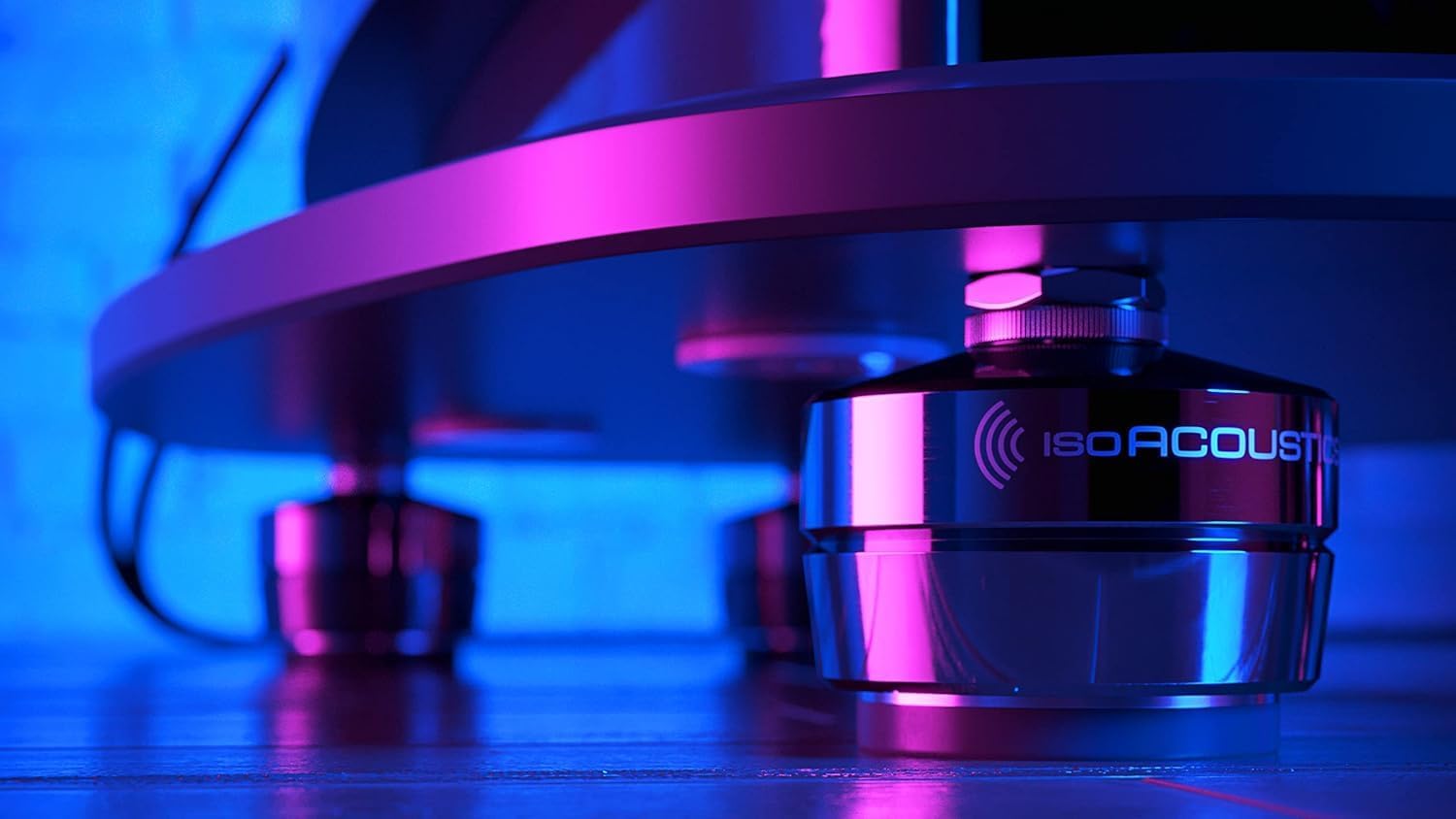 IsoAcoustics Gaia Series Isolation Feet for Speakers & Subwoofers (Gaia I, 55 lb Max/Unit) – Single Unit