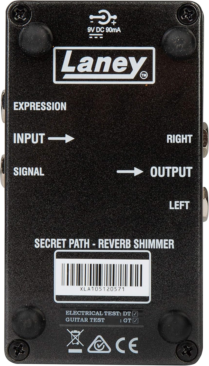 Laney Black Country Customs Secret Path Boutique Effect Pedal Reverb Shimmer