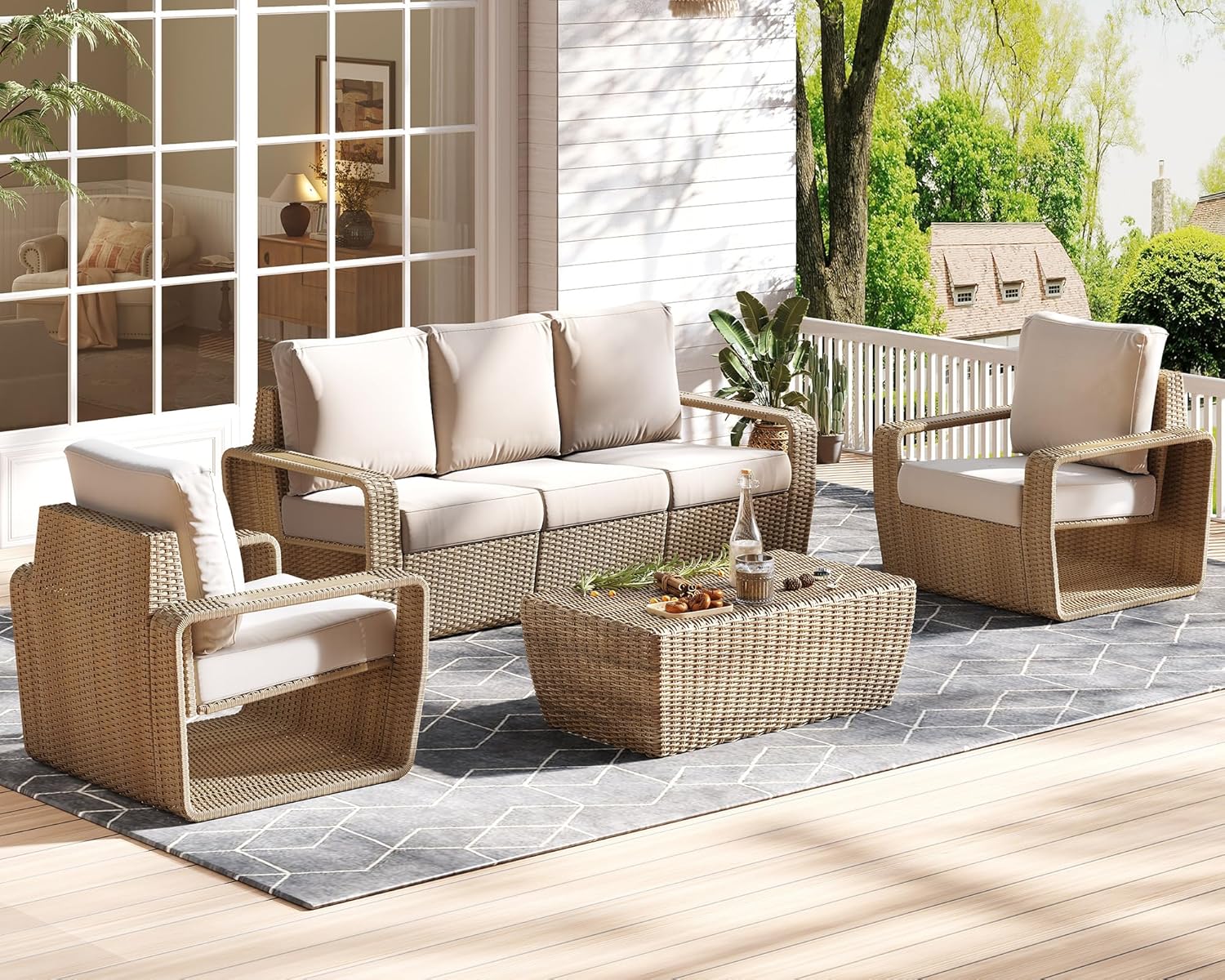 Jocisland 3-Piece Outdoor Patio Furniture Set, 82