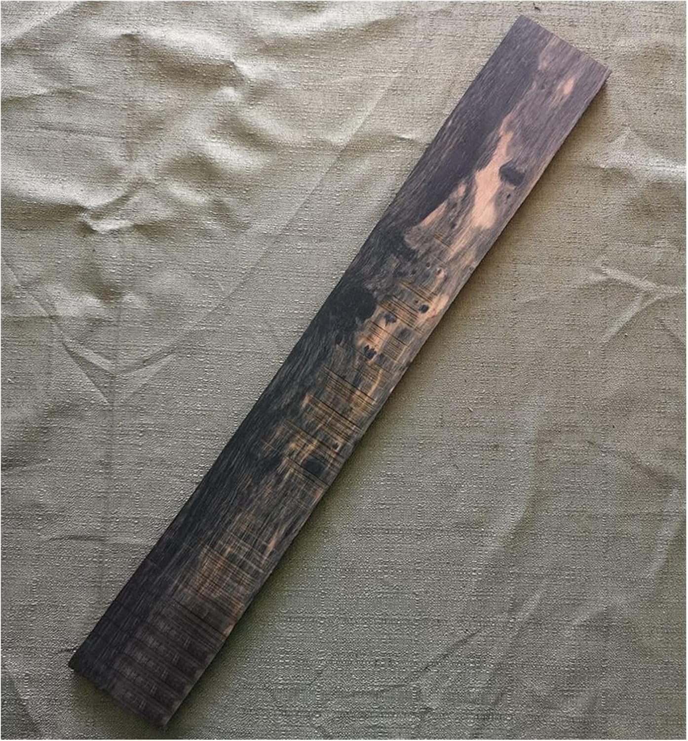 ZUZU Patterned Ebony Striped Guitar Fingerboard Unfinished Guitar Fingerboard Making Material Accessories Unfinished Guitar Neck (Color : 12)