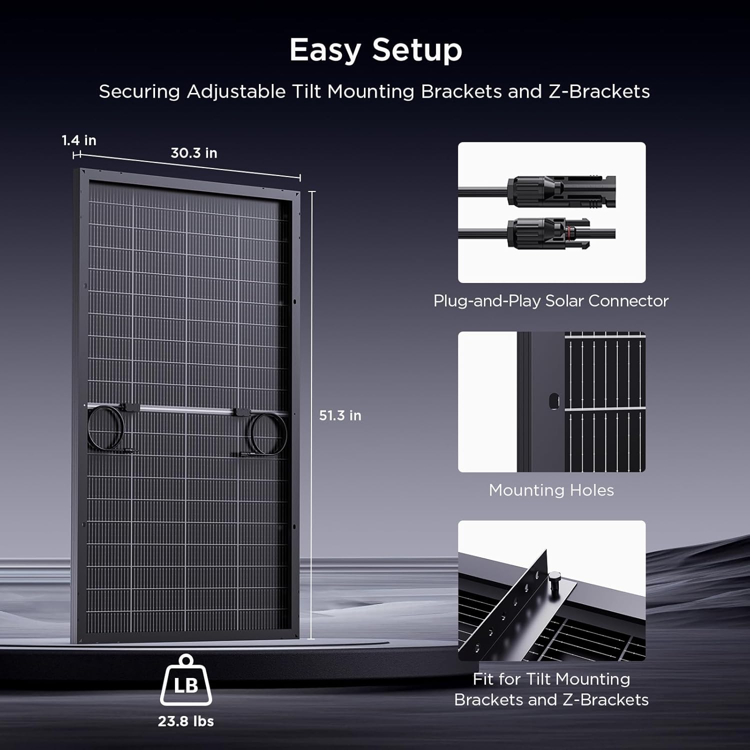 N-Type 16BB 200W Bifacial Solar Panel, 200 Watt Solar Panel 12V, 25% High Efficiency, Dual-Module Parallel Anti-Shade Design,for RV Van Marine Home Rooftop Off-Grid Systems (1 Pack 200W)