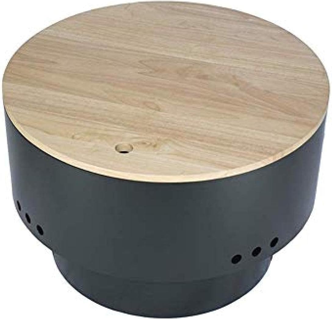 Fire Pit BBQ Grill Fire Bowl Heating Stove Round Table Barbecue Stove Garden Barbecue Rack Outdoor Bonfire Stove Courtyard