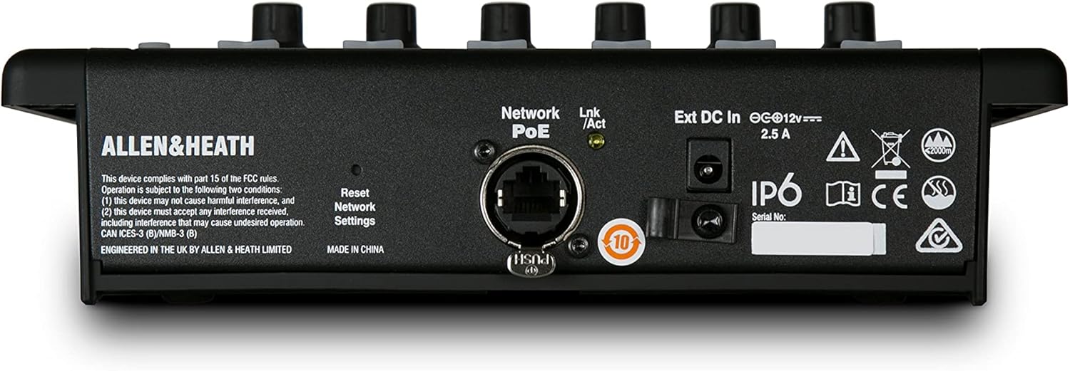 Allen & Heath AH-IP-6 OLED 6 Knob Remote Controller