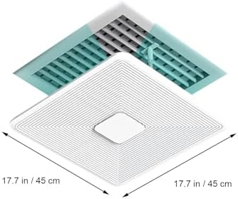 Dual-Layer Ceiling Vent Deflector, Breathable Design, Air Conditioner Deflectors, AC Wind Deflector for Office and Home Use