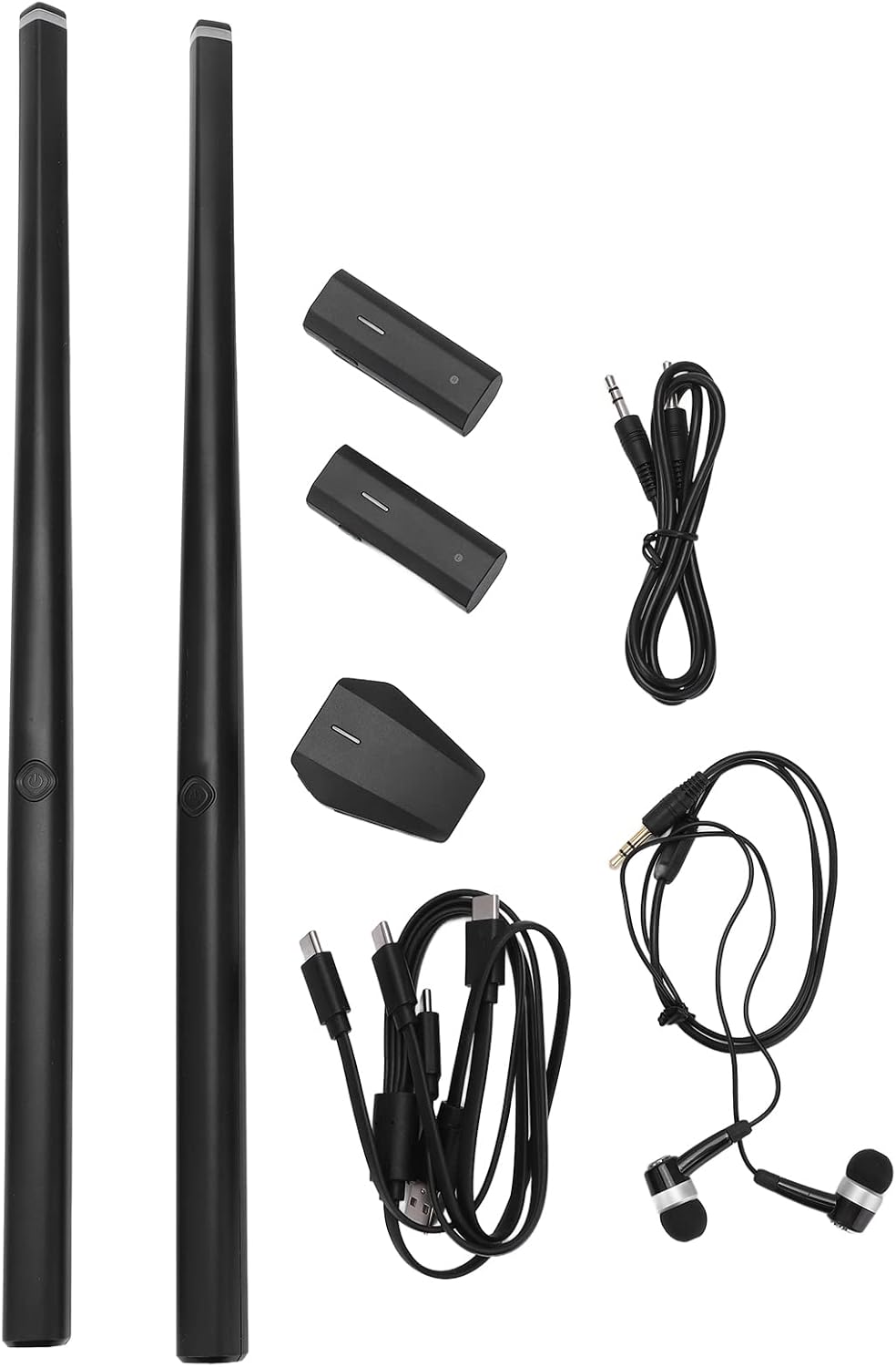 Diydeg Air Drum Sticks, Portable Virtual Electronic Drum Set with Pedals, Bluetooth & MIDI Function, Electronic Air Drum Rock Beat Rhythm Stick Percussion Instrument Tool for Adults, Kids