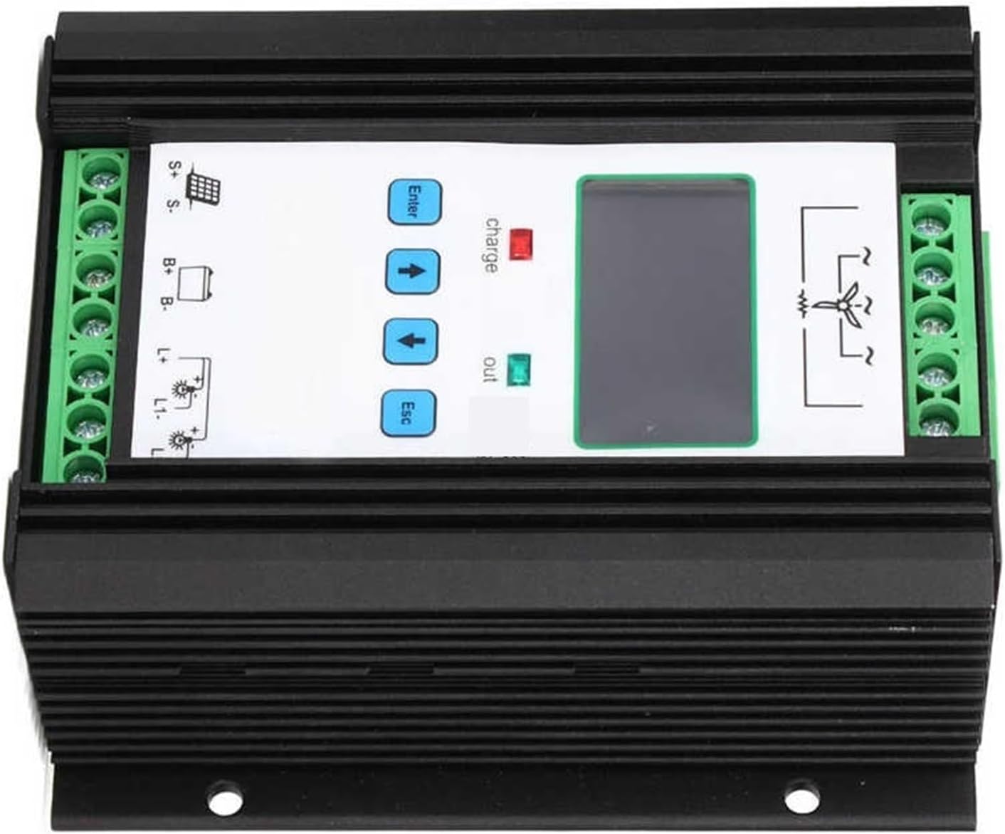 Wind Solar Controller Digital Intelligent Control Wind Solar Regulator 12V 24V 600W Solar Controller