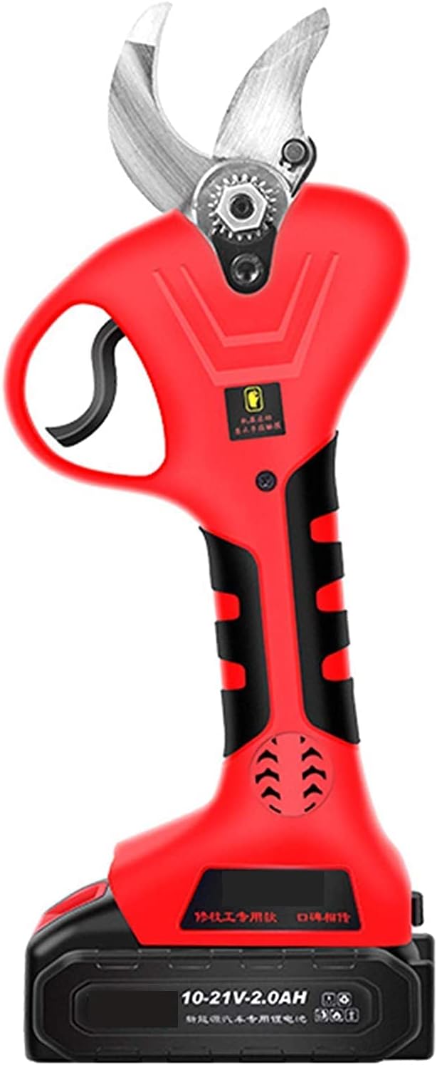 Cordless Electric Pruning Shears Fruit Tree Branches Cutter Rechargeable Battery Powered Tree Trimmers Garden Electric Secateurs/0.98 Inch Cutting Diameter, 3.0CM