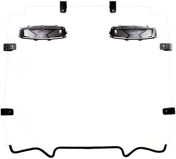 Seizmik UTV Versa-Vent Full Front Windshield Compatible with Polaris RZR Pro XP 2020-2023 UTV Models | Double Hard Coated | Scratch Resistant Poly | Side by Side Accessories