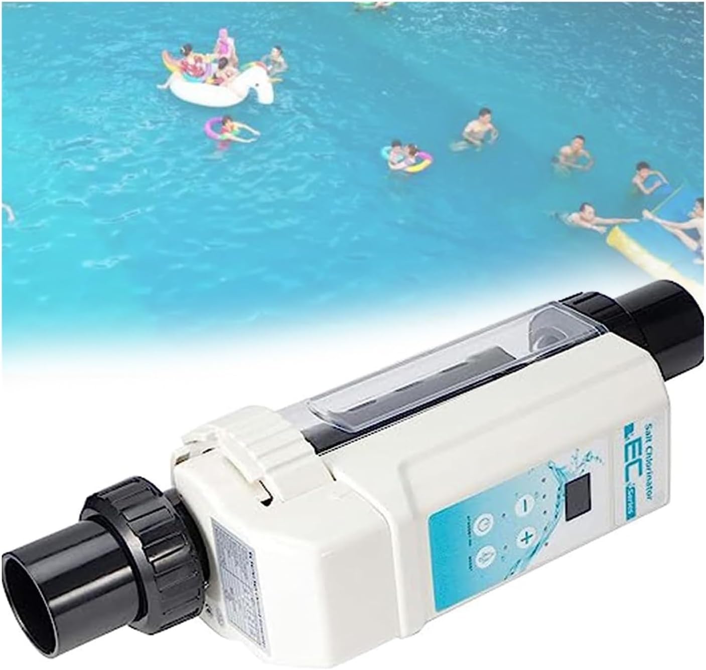 Electronic Chlorine Generator, Salt Water Hot Tub and Spa Chlorine Generator,Electronic Chlorine Generator for Swimming Pool SPA (Size : 20g/h)