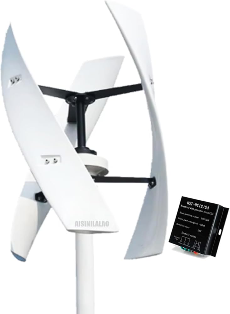 10000W High Power New Energy Wind Generator 12V-220V Vertical Turbine Motor Household Windmill, with Mppt Controller Suitable for Family Business,48v