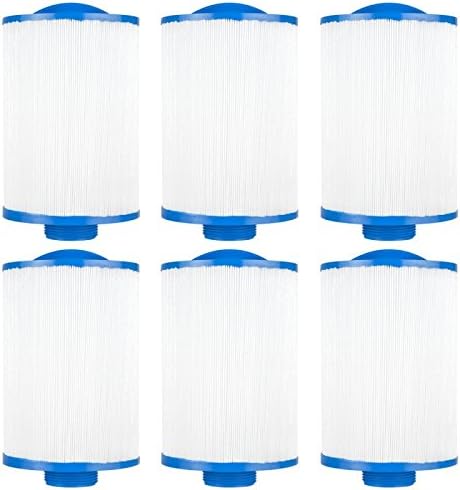 Clear Choice Pool Spa Filter 4.63 Dia x 6.75 in Cartridge Replacement for Vita Spa Saratoga Spa Aladdin 12004, [6-Pack]