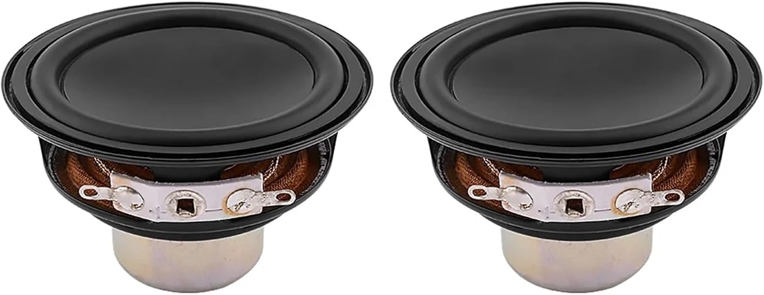 2Pcs 2.5 Inch Midrange Bass Speaker 6 Ohm 20W Woofer Loudspeaker Neodymium Magnetic Audio Sound Music Speaker